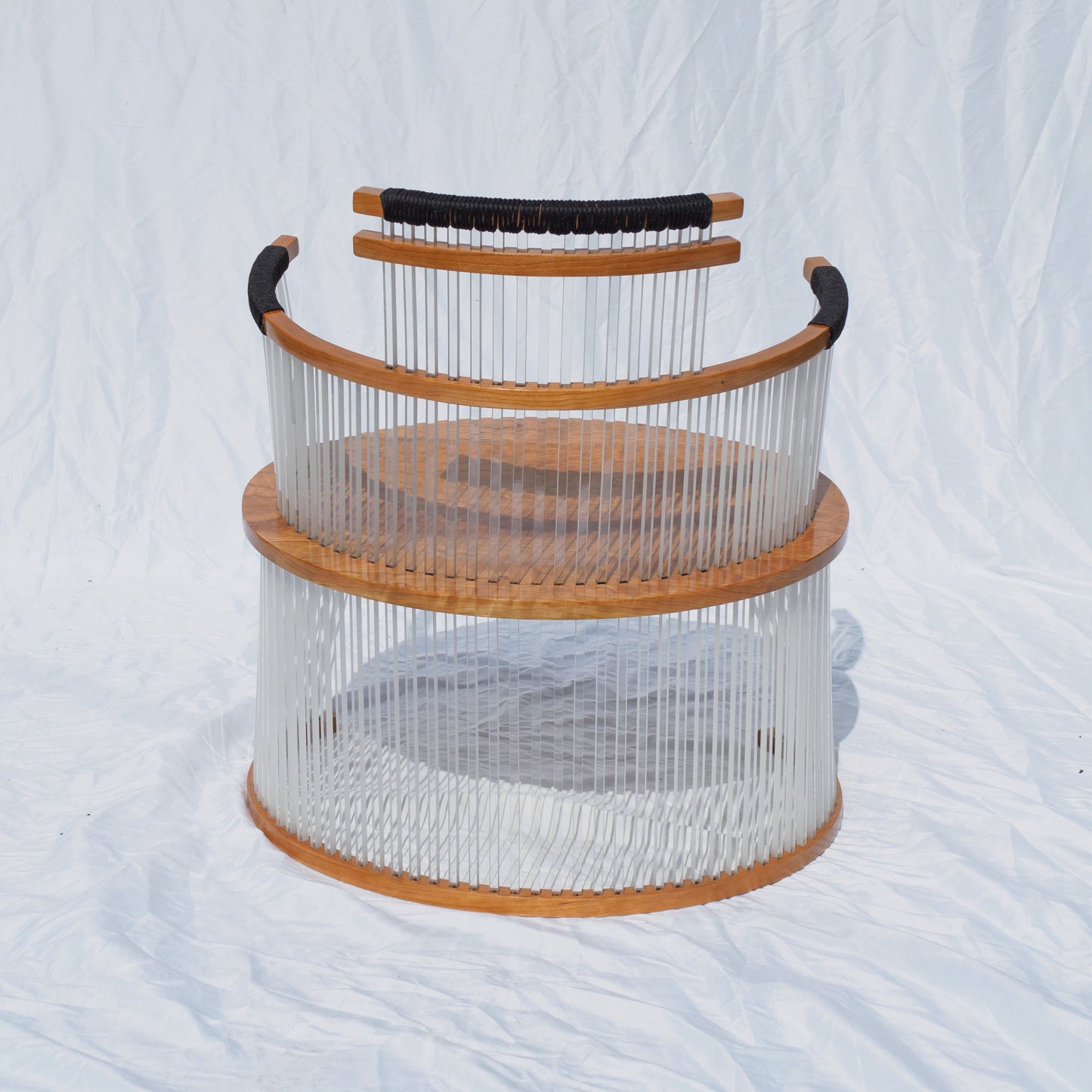 25 Cherry and Polycarbonate Chair I