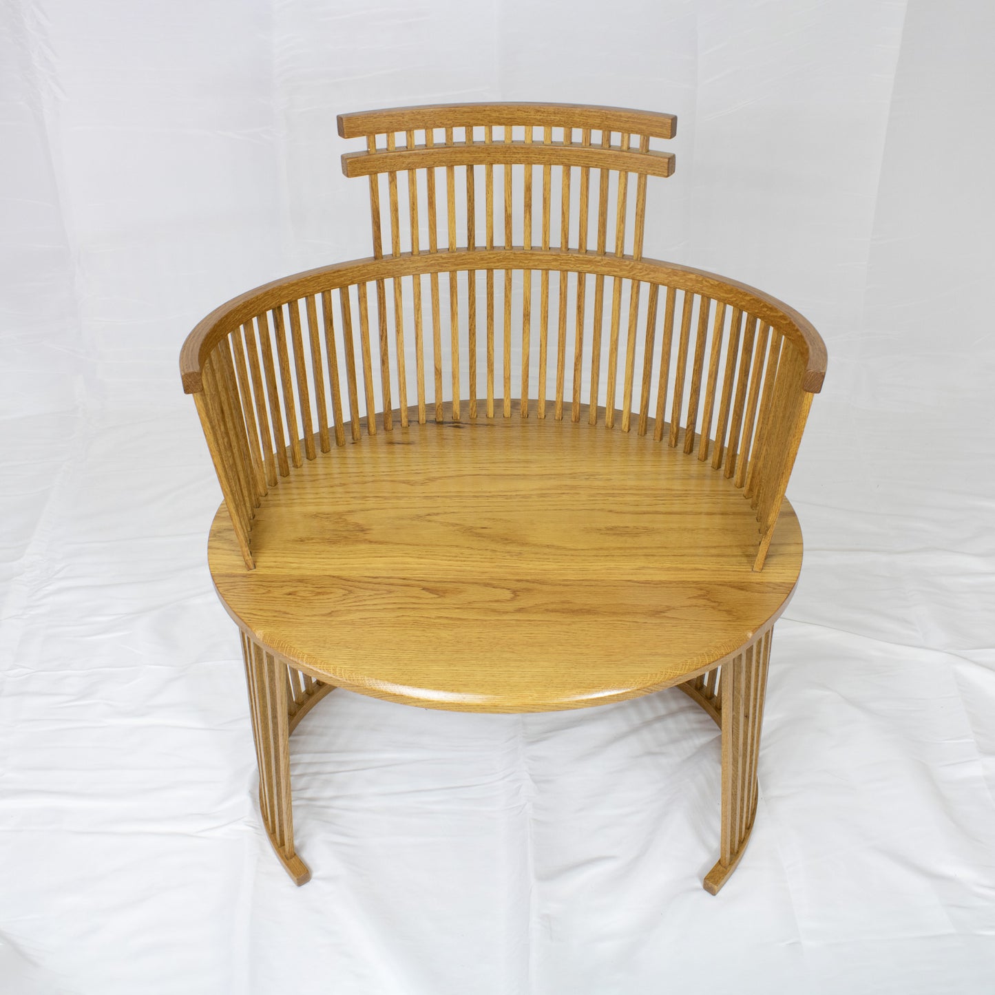 10 Tilt-back Oak Chair