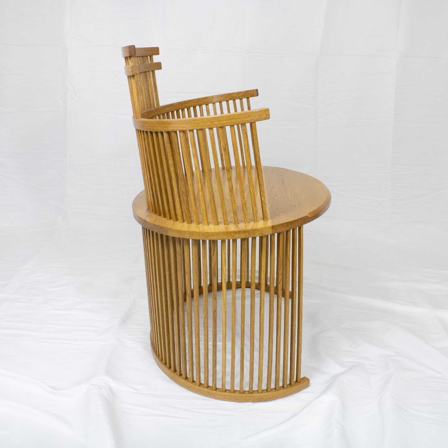 10 Tilt-back Oak Chair